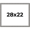 PosterPalooza | Slim Profile Silver Picture Frame - UV Acrylic, Backing Board, Hanging Hardware Included - 2 of 4