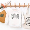 Embroidered Boo Arched - Toddler Graphic Sweatshirt - 2 of 4