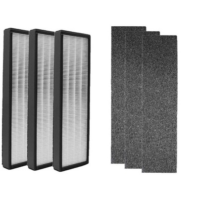 True HEPA Filter B Replacement Compatible with GermGuardian Air Purifier FLT4825 AC4825 AC4300 AC4800 AC4900 AC4850 AP2200CA BXAP148, 3 Packs