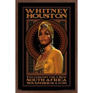 Trends International Whitney Houston - South Africa Framed Wall Poster Prints - 1 of 4