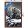 Trends International Lisa Parker - Snow Kisses Framed Wall Poster Prints - 3 of 4