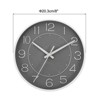 Unique Bargains Decorative Quartz Battery Operated Silent Non-Ticking Round Wall Clocks 8" - 2 of 4