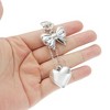 Unique Bargains Fashion Heart Bow Handbag Charms Keychains 1 Pc - 4 of 4