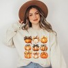 Simply Sage Market Women's Graphic Sweatshirt Coquette Fall Pumpkin Chart - 2 of 4