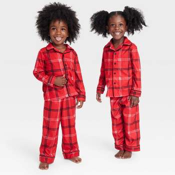 Toddler Plaid Matching Family Pajama Set - Wondershop™ Red