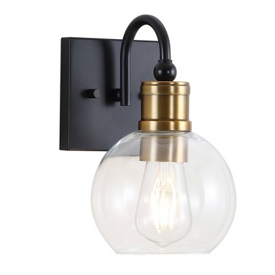 black and gold wall lights