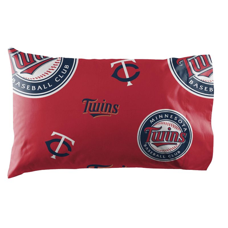 MLB Minnesota Twins Rotary Bed Set, 3 of 4