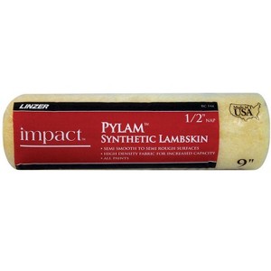 Linzer Impact Pylam Synthetic Lambskin 9 in. W X 1/2 in. Regular Paint Roller Cover 1 pk (Case of 12) - 1 of 1