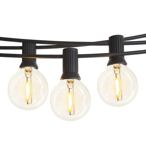 glass string lights