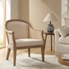 Gordon  Farmhouse Rattan Solid Wood Armchair| HULALA HOME - 3 of 4