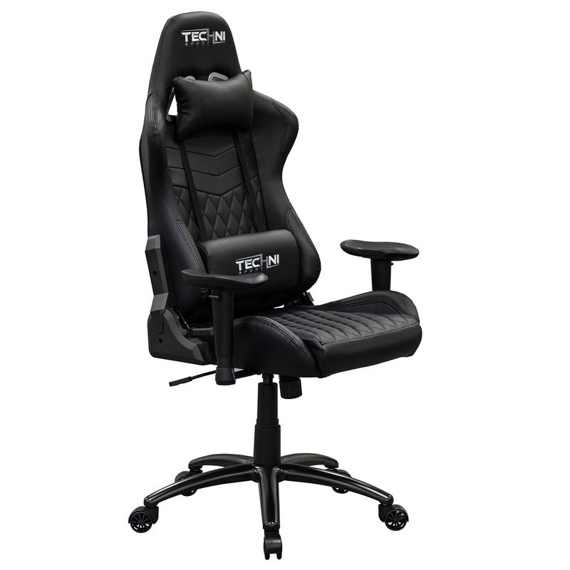 Ts-5100 Ergonomic High Back Racer Style Video Gaming Chair - Black - Techni Sport, 1 of 15