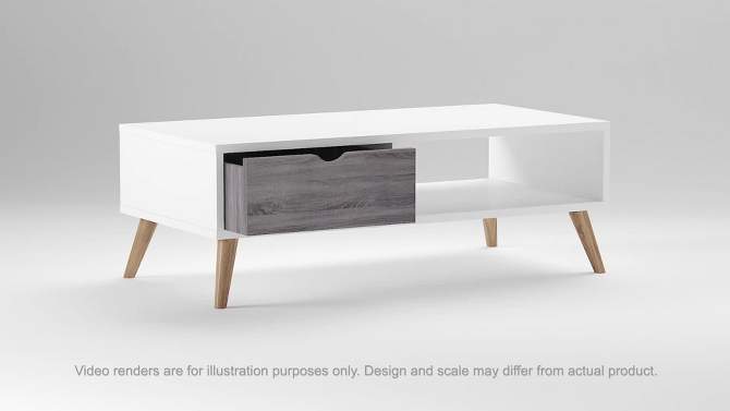Barrios Transitional Coffee Table Distressed Gray/White - HOMES: Inside + Out, 6 of 7, play video