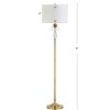 61" Crystal/Metal Adalyn Floor Lamp (Includes LED Light Bulb) Gold - JONATHAN Y - 4 of 4