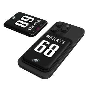 Keyscaper NFL Philadelphia Eagles Players Game Tactic Black Magnetic Credit Card Wallet - 1 of 3
