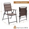 Yaheetech 8pcs Foldable Dining Chairs with Metal Frame - 3 of 4