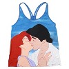 Seven Times Six Disney The Little Mermaid Kiss The Girl Blue Keyhole Tank Top Multicoloured - image 4 of 4