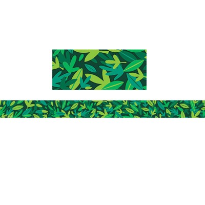 Teacher Created Resources Ranger Rick Forest Leaves Straight Border Trim, 35 Feet (Pack of 6)