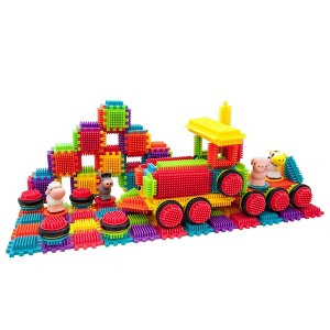 PICASSO-TILES 151 PC  Animal Theme Hedgehog Building Blocks Set, STEM Toys for Kids 3+ - 1 of 4