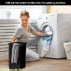 Laundry Room Laundry Hamper, Laundry Hamper with Shelf, Pull-Out and Removable Oxford Fabric Laundry Bags, 2/3/4 laundry basket - 2 of 4