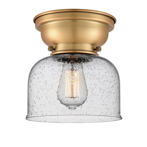 Innovations Lighting Bell 1 - Light Flush Mount in  Brushed Brass - image 1 of 1