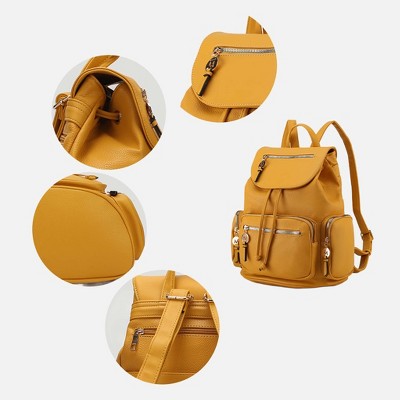 MKF Collection Ivanna Vegan Leather Women’s Oversize Backpack by Mia K - Red — фото 4
