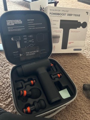 Sharper Image Powerboost Deep Tissue Massager Percussion Device