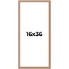 PosterPalooza | Panoramic Deco Brown Picture Frame - UV Acrylic, Foam Board Backing, Hanging Hardware - 2 of 4