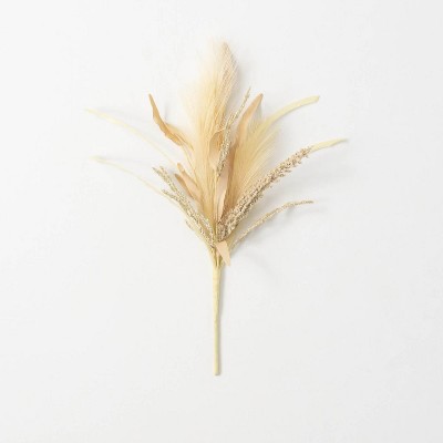 Sullivans Artificial Plume Grass & Berry Stem 17.5"H Brown