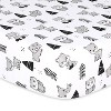 The Peanutshell Fitted Crib Sheets - Woodland Animal and Buffalo Plaid - 4pk - 2 of 4