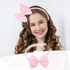 Unique Bargains Bow Headband Fashion Cute Polyester Hairband for Teenager 5.9x4.4 Inch - 2 of 4