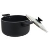 Oster Ashford 6 Quart Aluminum Dutch Oven with Tempered Glass Lid in Black - 2 of 4