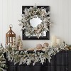 Christmas Dandan Flocked Pine Wreath - image 4 of 4