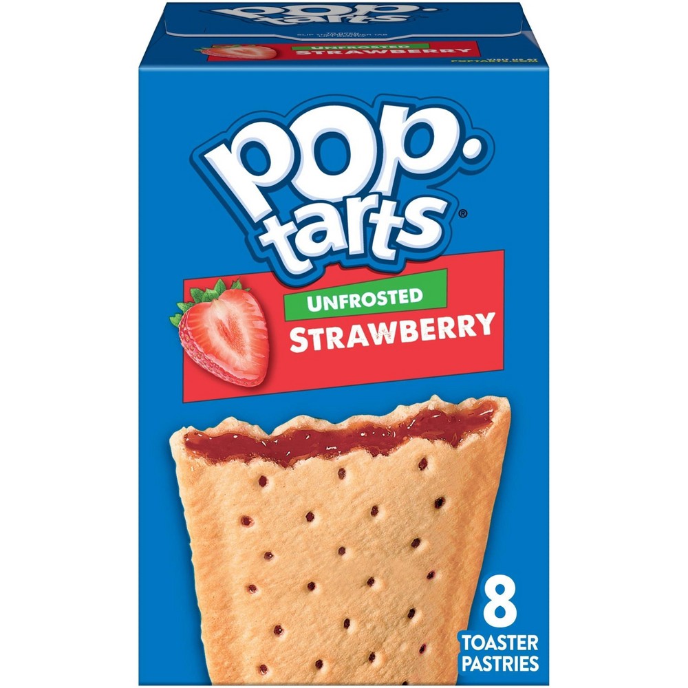 Pop-Tarts Unfrosted Strawberry Toaster Pastries - 8ct / 13.5oz
