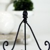 VIP Metal 7.75 in. Black Scroll Design Easel - 4 of 4