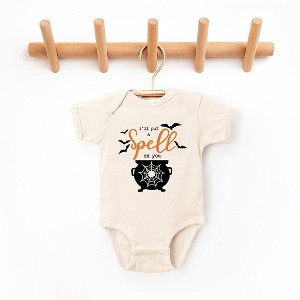 The Juniper Shop I'll Put A Spell On You Glitter Baby Bodysuit - 1 of 3