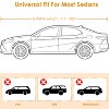 LakeForest"All-Weather Full Car Cover for Sedans Up to 185in, UV Protection, Waterproof, Outdoor Use"Silver - 4 of 4