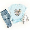 Simply Sage Market Heart Floral Short Sleeve Graphic Tee - 2 of 4