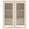 vidaXL Solid Pinewood Highboard Top - Honey Brown Finish, Sturdy Construction, Spacious, Dust-Resistant, Additional Storage Space, 33.5"x13.8"x39.4" - 3 of 4