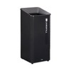 Rubbermaid Commercial Sustain Decorative Refuse with Recycling Lid, 23 gal, Metal/Plastic, Black - 2 of 4