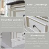 Farmhouse 7 Drawers Dresser for Bedroom,  57″ Tall Dressers w/Roman Column, White - 3 of 4
