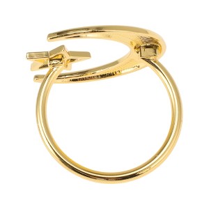 Unique Bargains Napkin Rings Star and Moon Stainless Steel 1 Pc - 1 of 3