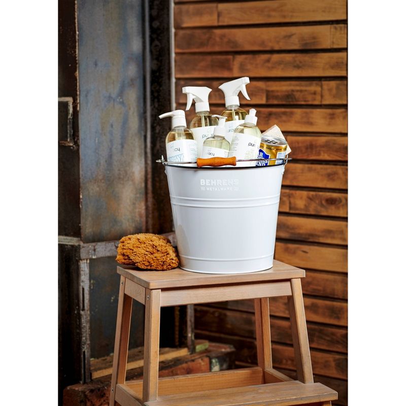 Behrens 2.75gal Cleaning Pail with Wood Handle White, 2 of 5