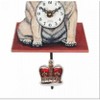 Pug Dog Shaped Quartz Wall Clock with Moving Eyes and Swinging Pendulum – 6 in – River City Clocks - 3 of 3