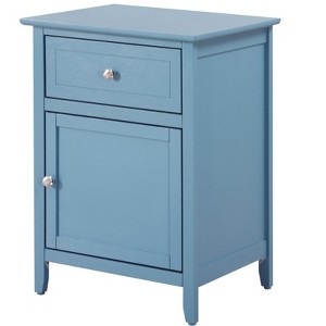 NicBex Nightstand with Drawer and Door Modern End Table with Large Storage Space for Bedroom,Living Room - 1 of 4
