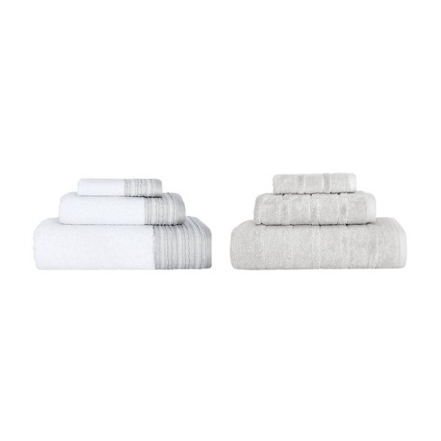 Villa Turkish Cotton Bath Towels - 4 Pieces, White