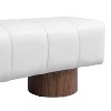 Sapphtopaz Upholstered Ottoman Bench, End of Bed Entryway Bench with Wood Legs Bench for Entryway Bedroom, No-Assembly - 2 of 4