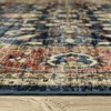 Oriental Weavers Sumter SUM04 Blue/ Rust Indoor Area Rug - 2' x 8' - 4 of 4