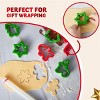 Joyfy Christmas Cookie Cutters in Stainless Steel with 3.5í plus Grip and a Rolling Pin for Xmas Holiday Party Baking Supplies - 3 of 4