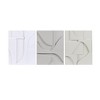 Gulches Geometric MDF Wood Carved Wall Decor 3-Piece Set - Modern Artisan Touch for Your Space - 2 of 4