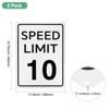 Unique Bargains Aluminum Weather Resistant Waterproof Rust Free Traffic Sign 2 Pcs - 2 of 4